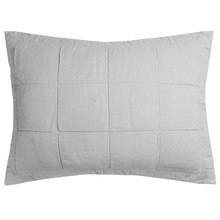 Sham Quilted French Linen Standard Pillowcase
